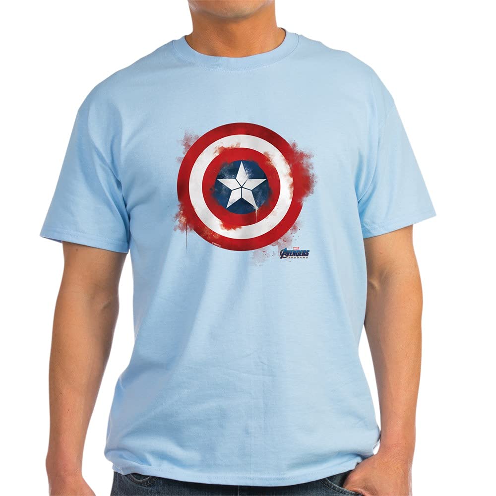 Captain America Light Cotton T-Shirt for Men & Women - Superhero Graphic Tee for Casual Wear, Cosplay & Marvel Fan Gifts