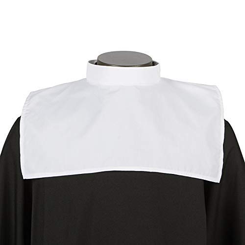 Christian Clergy Collar Amice - Premium White Linen Liturgical Vestment for Priests & Deacons - Perfect for Church Services, Weddings & Religious Ceremonies