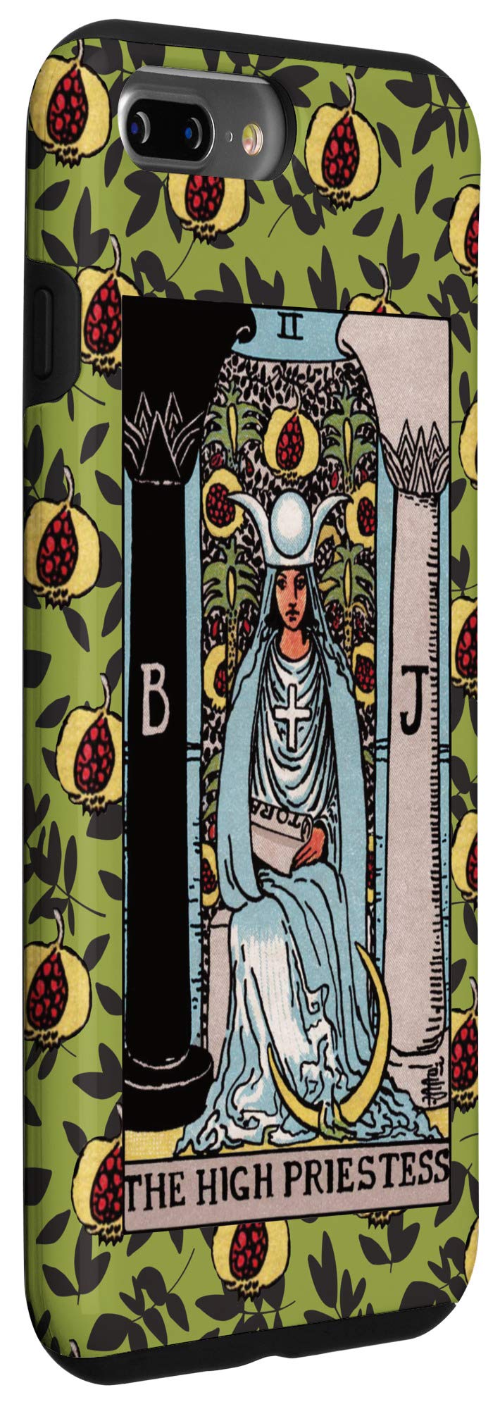 iPhone 7 Plus/8 Plus Tarot Card High Priestess Phone Case - Premium Protection for Psychic Readers & Tarot Enthusiasts - Perfect for Divination Sessions, Spiritual Practices & Mystic Aesthetics