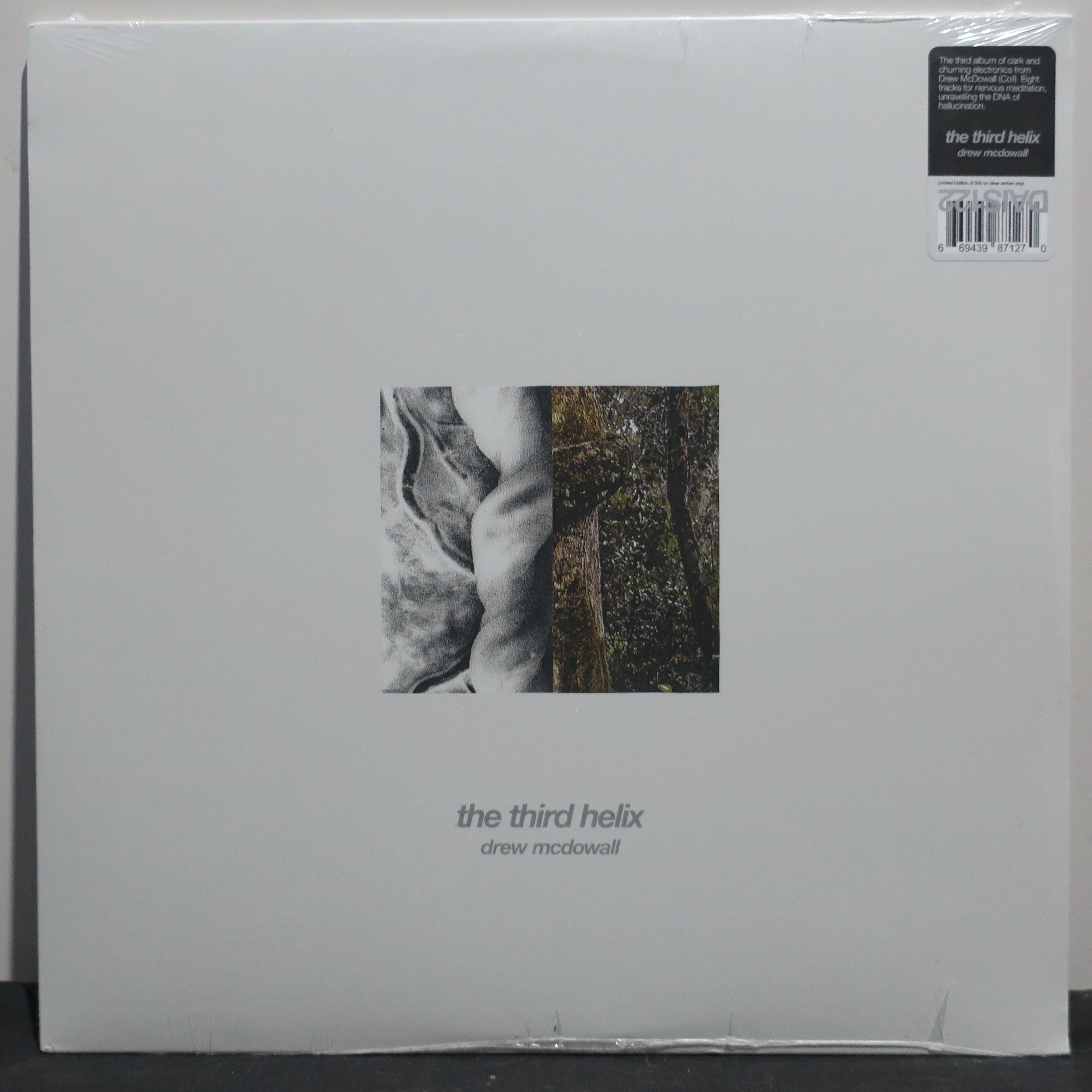 DREW MCDOWALL 'Third Helix' AMBER Vinyl LP Record - 2018 Experimental Ambient Electronic Music - Perfect for Home Listening, Music Collectors & Audiophiles