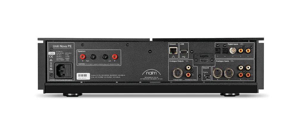 Naim Uniti Nova PE Power Edition Streaming Amplifier - High-End All-in-One Audio System for Home Theater & Music Listening