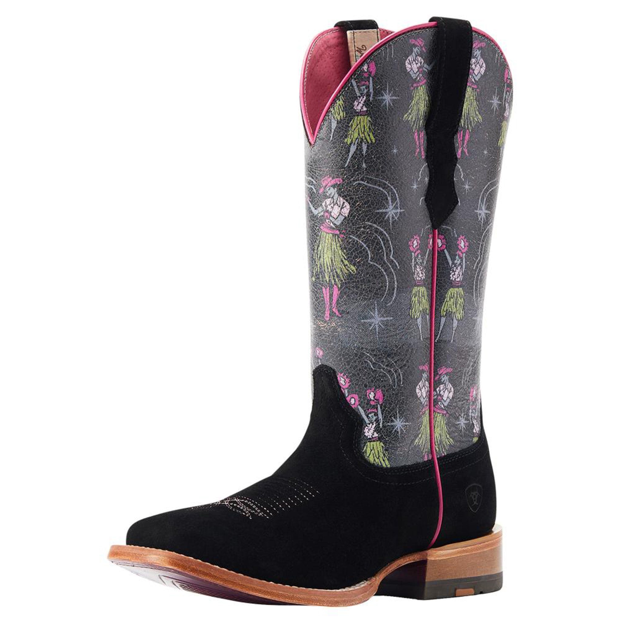 Ariat Women's Frontier Roughout Cowboy Boots - Western Riding Boots for Horseback Riding, Country Fashion & Outdoor Work