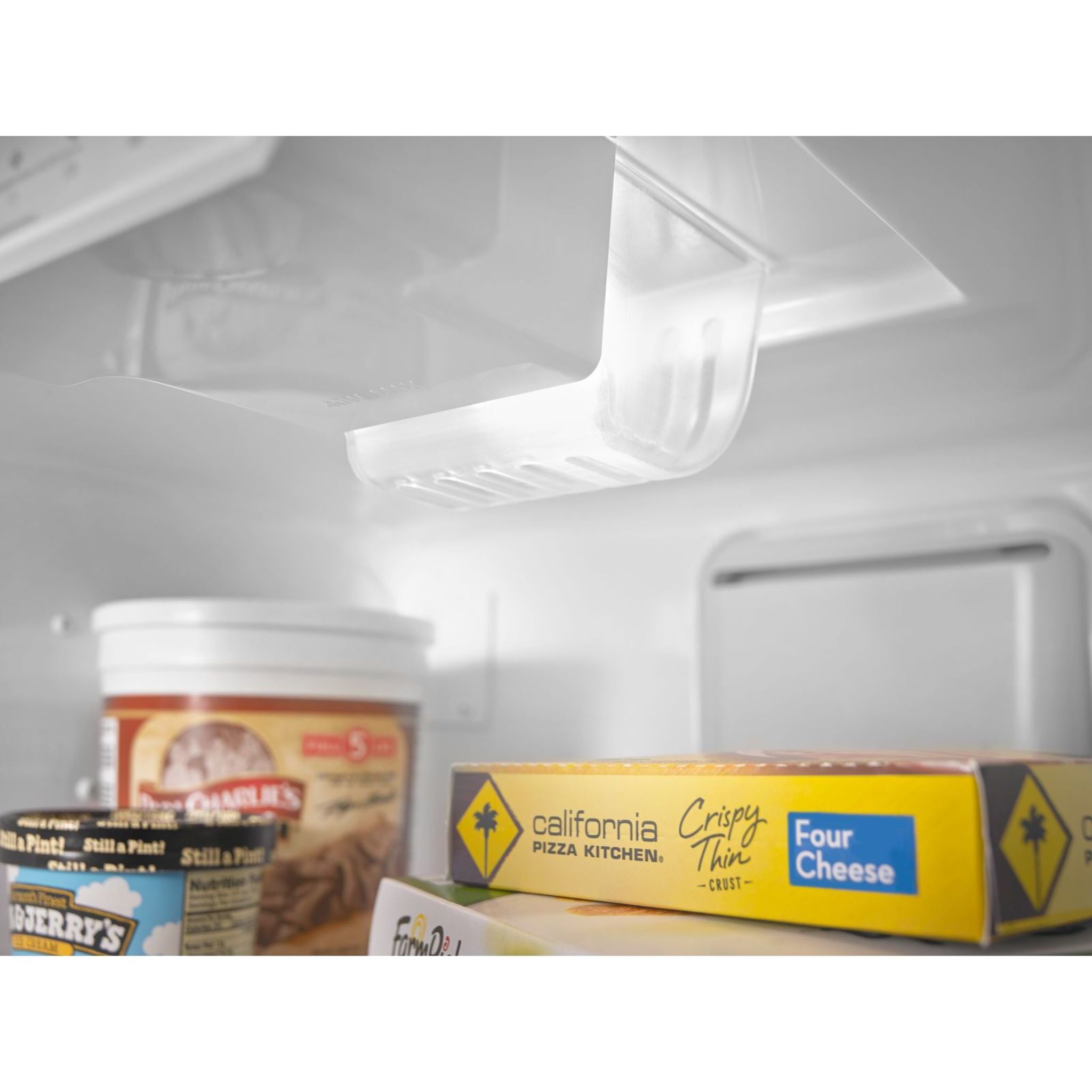 Whirlpool WZF34X16DW 16.5 Cu. Ft. Upright Freezer in White - Energy Efficient Deep Freezer for Home, Garage, or Basement Storage