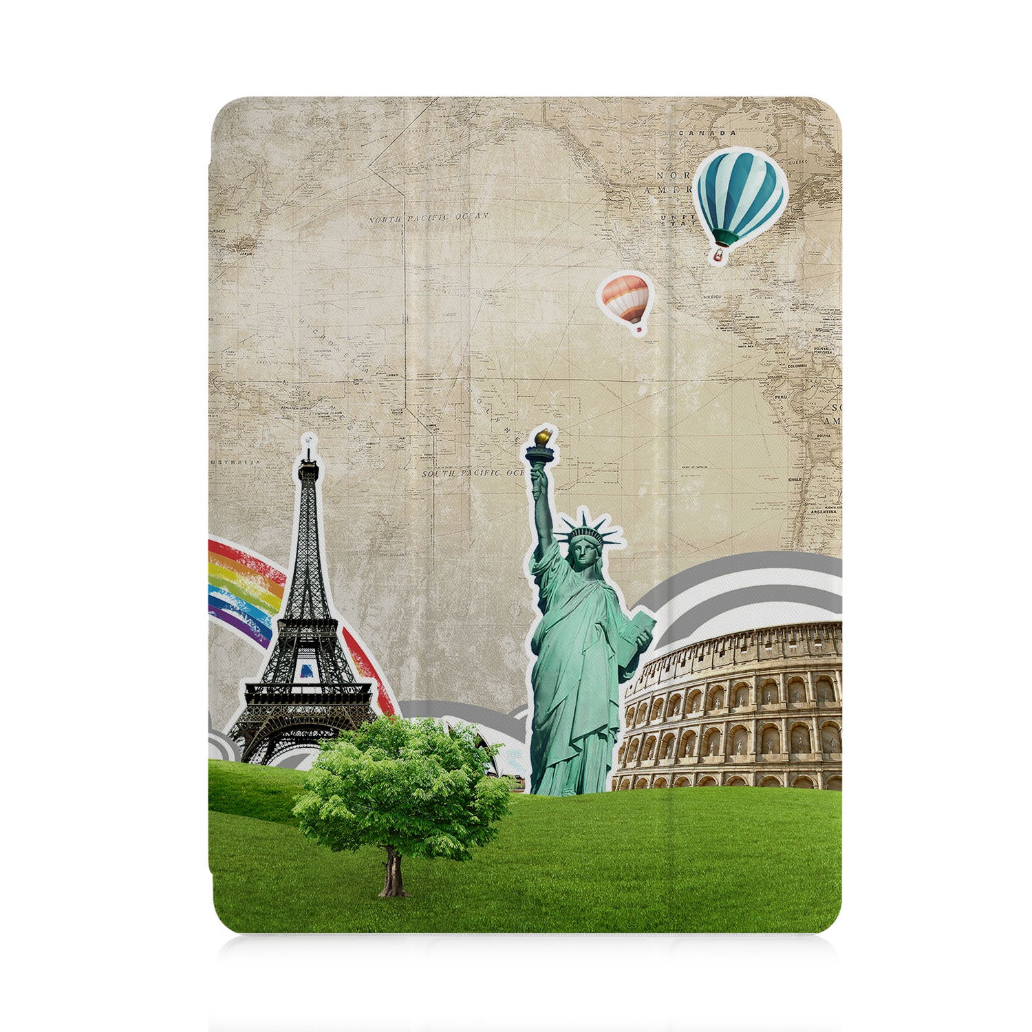 Premium iPad Trifold Case with Auto Sleep/Wake - Slim Protective Cover for iPad Air/Pro (6th/5th/4th/3rd Gen) - Perfect for Travel, Work & Home Use