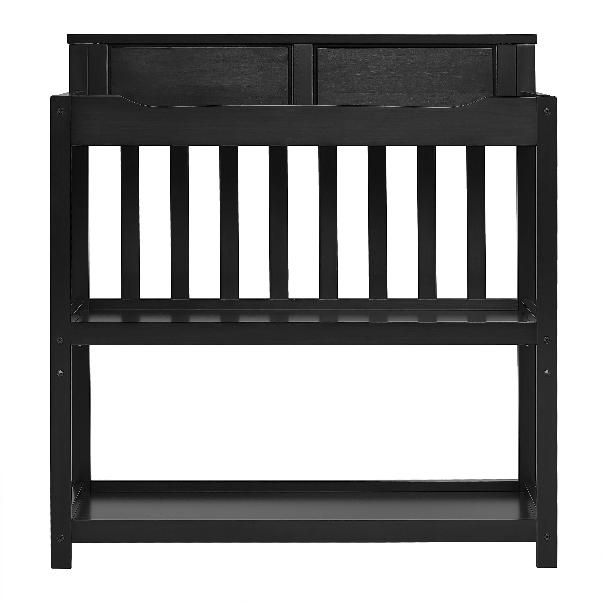 Dream On Me Zoey 3-in-1 Convertible Baby Changing Table - Nursery Dresser & Storage Unit, Black | Perfect for Small Spaces & Baby Room Organization