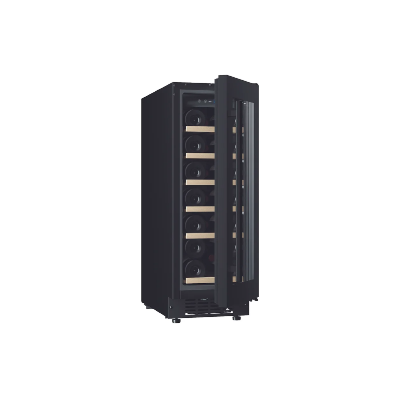 Europace EWC8202DBK 20 Bottle Slim Wine Cooler - Compact Under Counter Wine Fridge for Kitchen, Bar & Dining Room - Perfect for Red, White & Sparkling Wine Storage