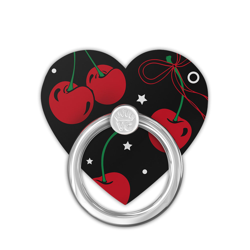 Cherry On Top Phone Ring Holder - Grip & Stand for Smartphones - Perfect for Selfies, Videos & Hands-Free Use - Compatible with iPhone, Samsung & More