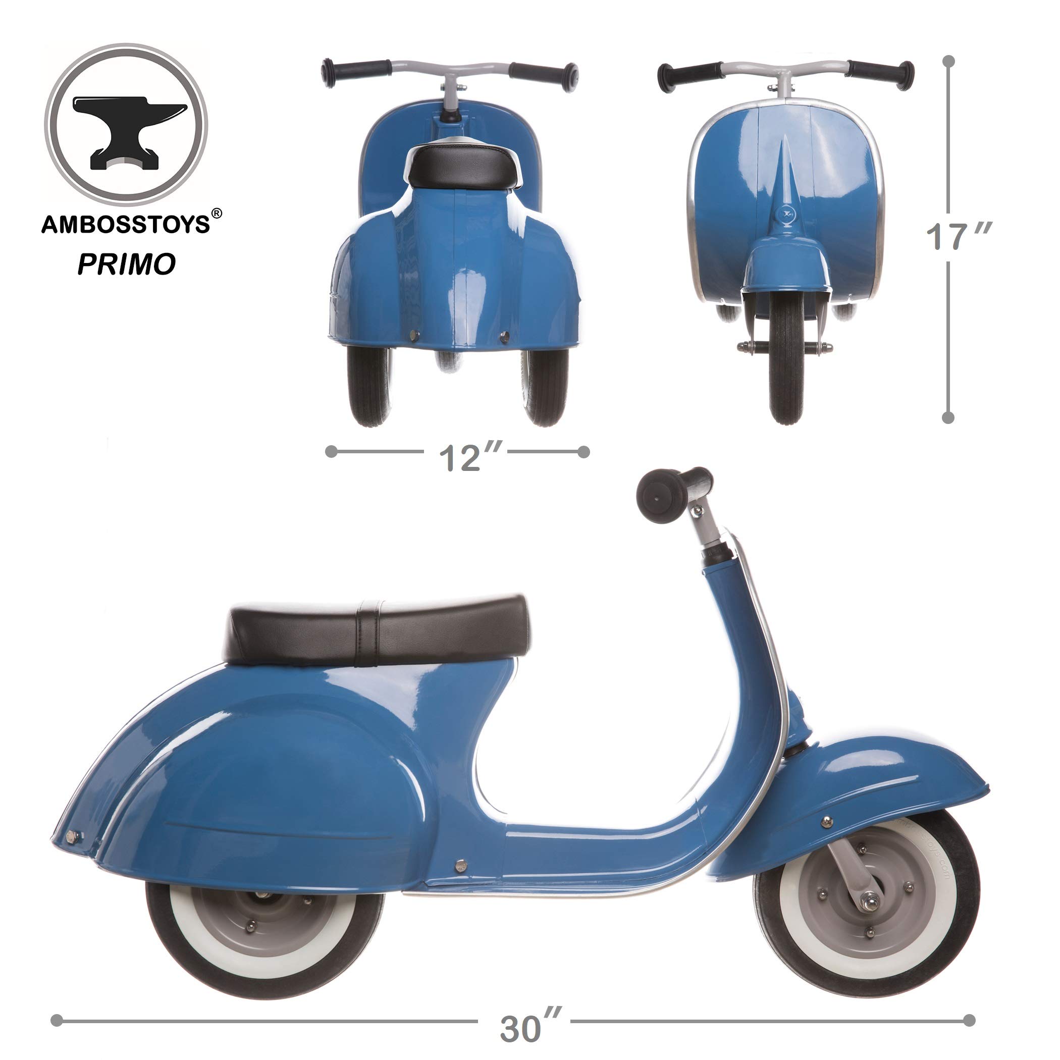 Best Toddler Scooters for Boys & Girls Ages 2-5 | Primo Durable Ride-On Toy with Timeless Design | Perfect for Outdoor Play, Birthday Gifts & Preschool Activities
