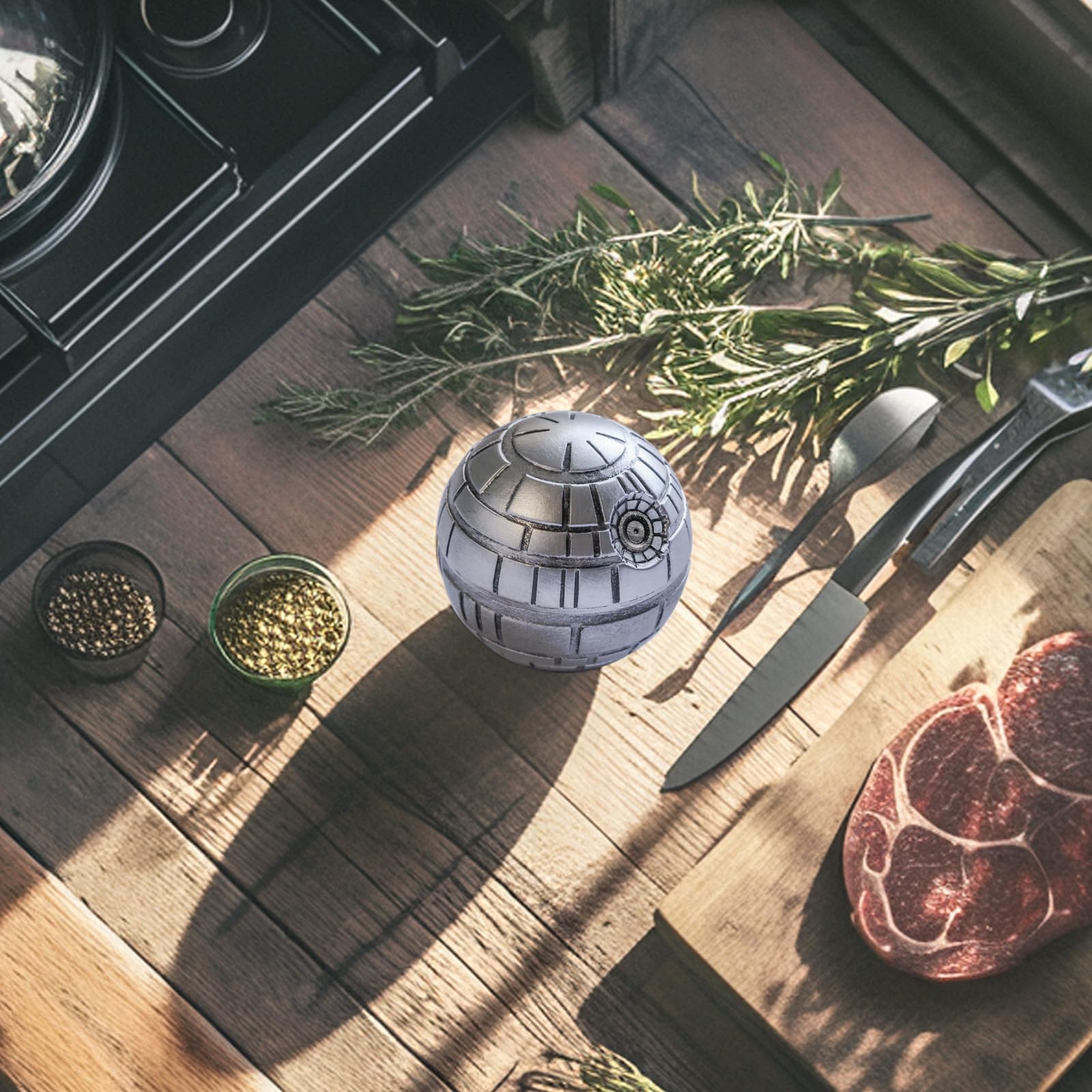 Premium Stainless Steel Spice Grinder with Gift Box - 2.2 Inch Compact Size for Freshly Ground Pepper, Salt & Herbs - Perfect for Kitchen, Camping & Gourmet Cooking