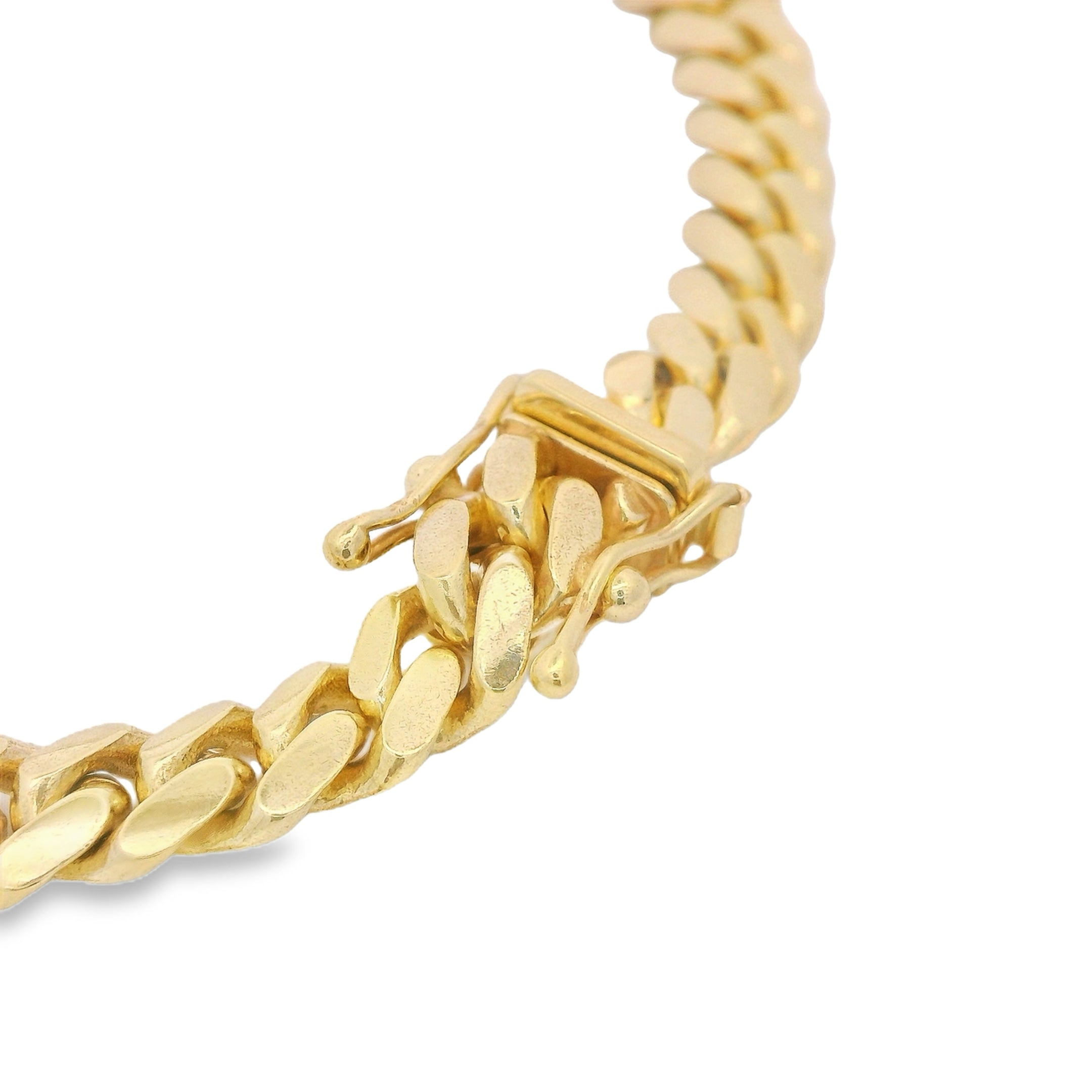 14K Solid Gold Miami Cuban Link Bracelet for Men & Women - 6MM Width - Premium JTJ™ Jewelry - Perfect for Gifts, Parties & Everyday Luxury