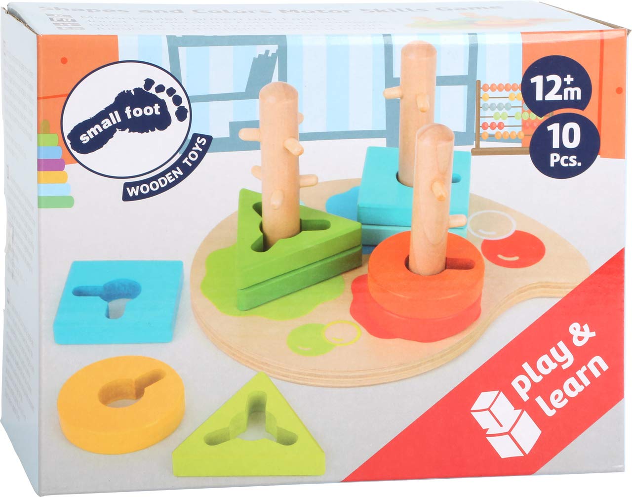 Shape & Color Motor Skills Toy for Toddlers - Learning & Play
