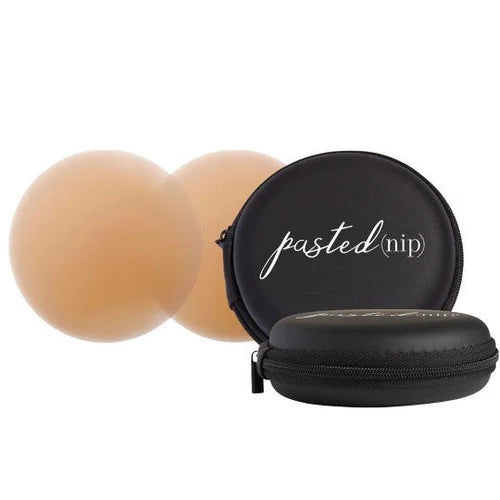 Adhesive Nipple Covers with Travel Case - Invisible & Reusable Pasties for Women - Perfect for Weddings, Workouts, and Everyday Wear