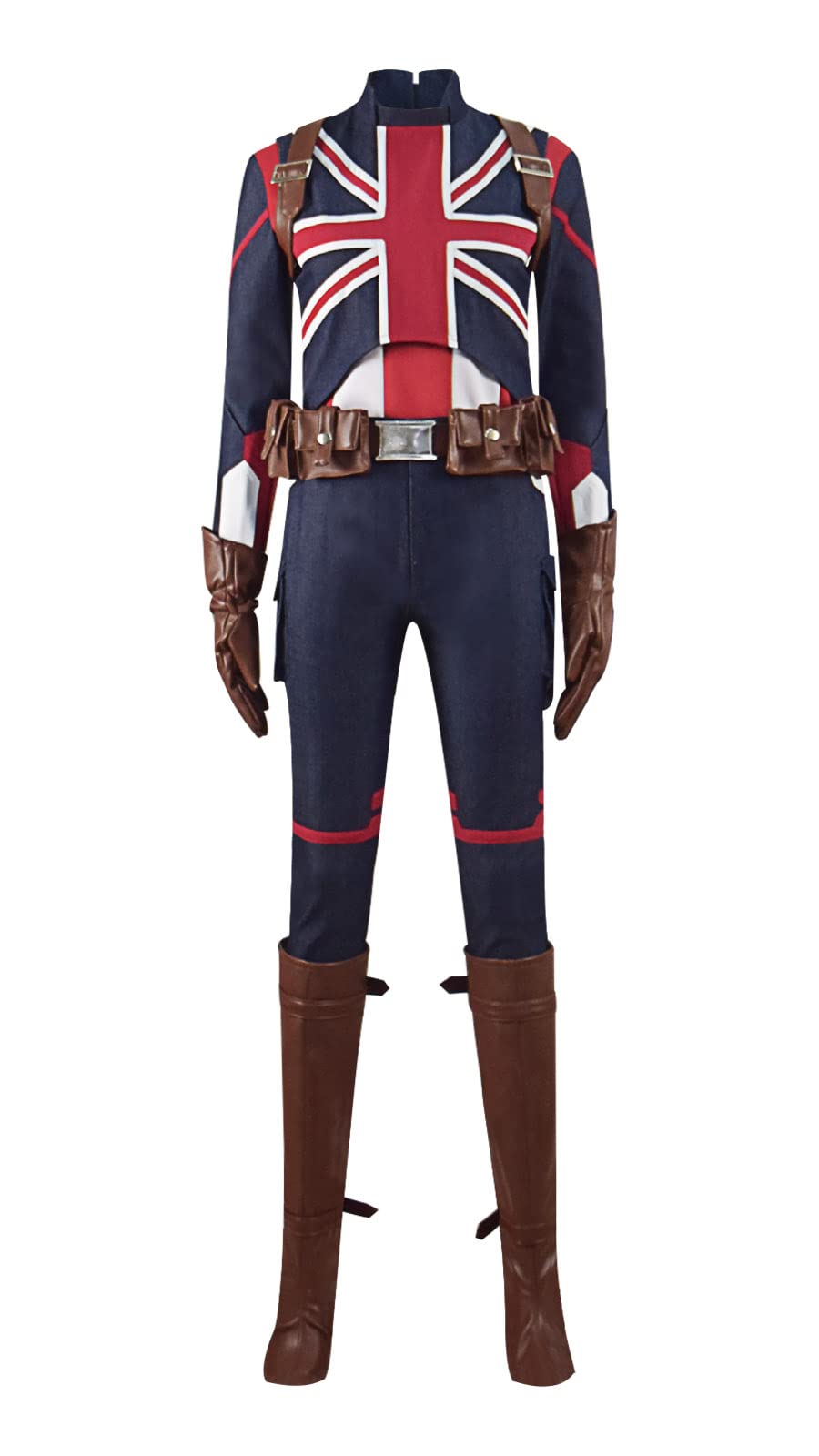 Women's Captain Carter Cosplay Costume - Peggy Carter Outfit & Battle Suit for Halloween, Comic Con & Cosplay Events | Marvel Inspired Costume for Adults