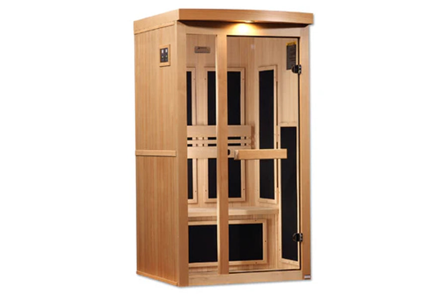Pro 6 1/2 Person Near Zero EMF Far Infrared Sauna for Home Spa Therapy & Detox - Perfect for Relaxation, Pain Relief & Weight Loss