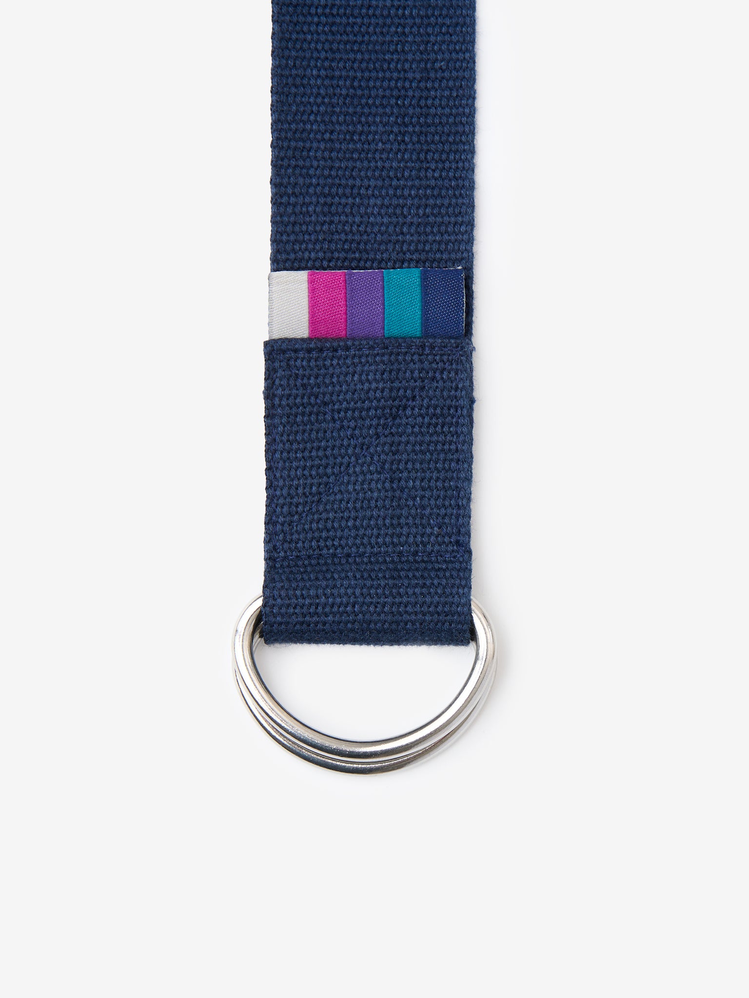 Organic Cotton D-Ring Yoga Belt for Stretching & Flexibility | Premium Yoga Accessory for Home & Studio Practice | Eco-Friendly & Comfortable