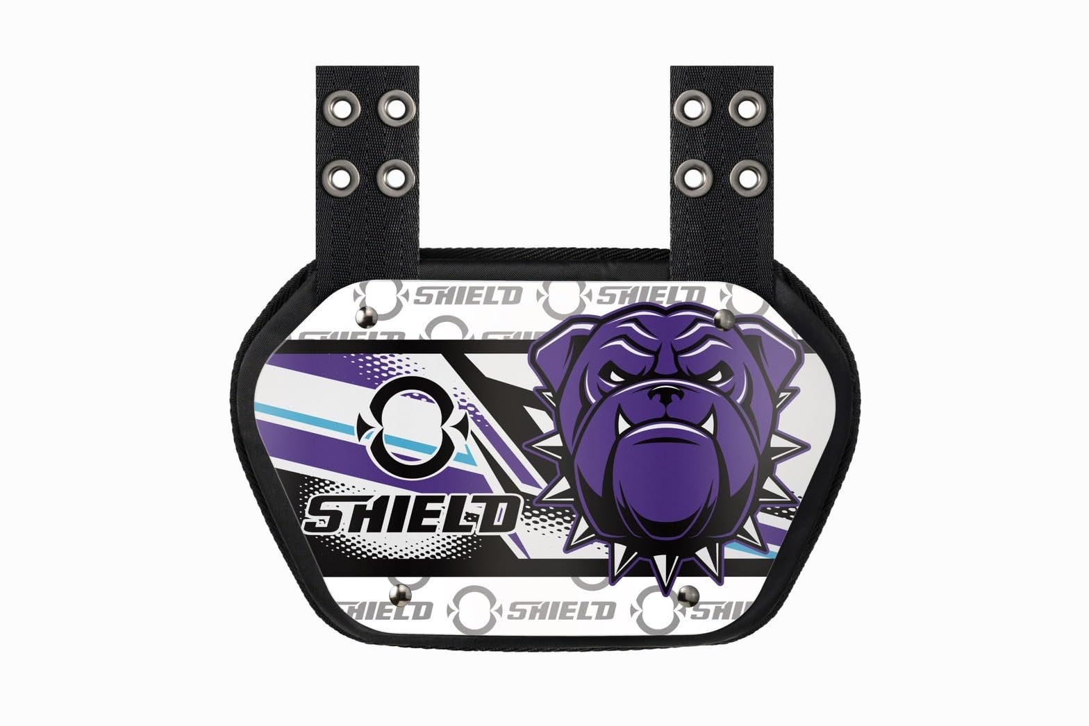 O Shield Danger Dog Football Back Plate - Lower Back Protector for Football Players - Rear Impact Protection Pads - Perfect for Tackling, Blocking & Contact Sports Safety Gear