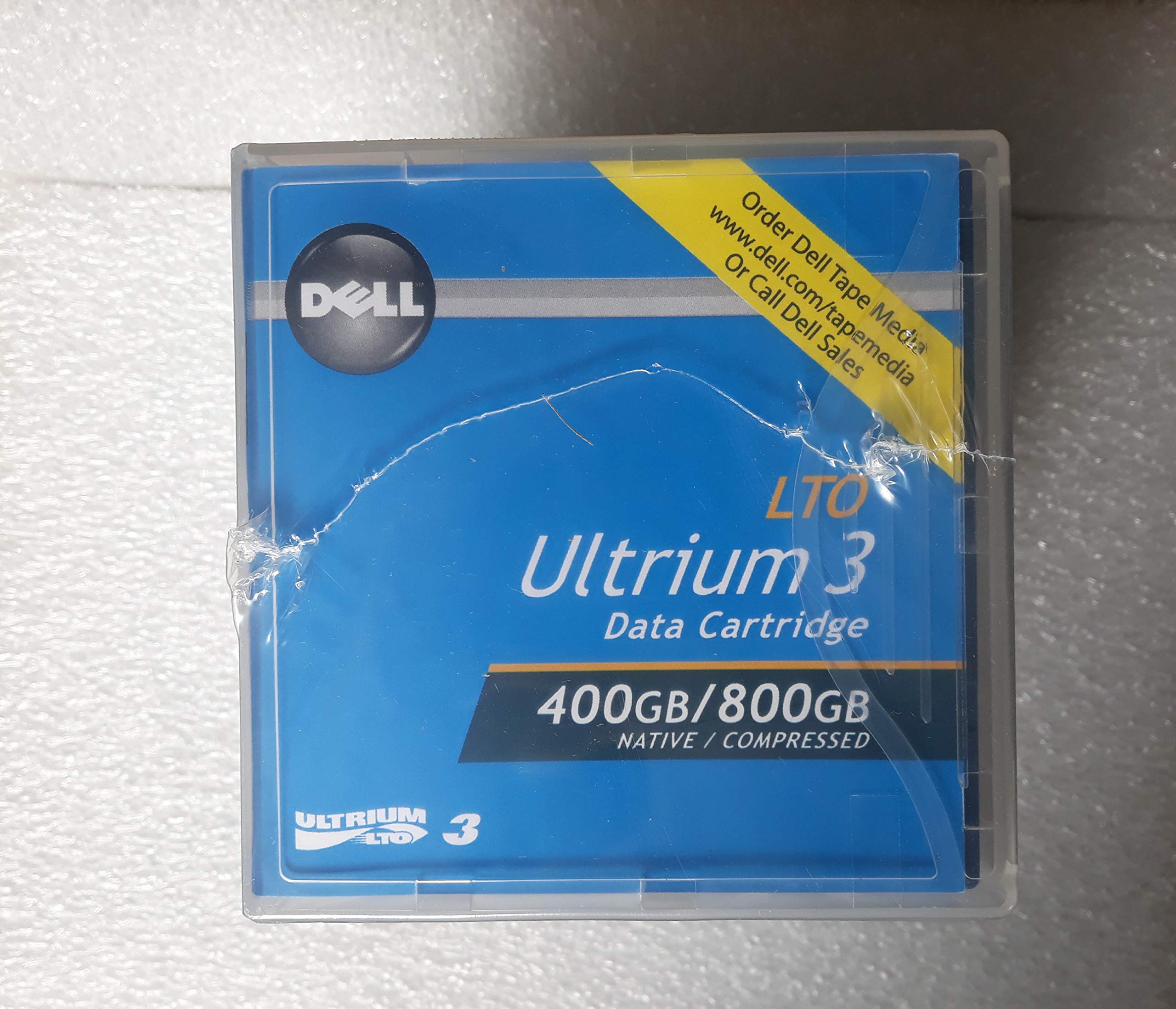 Dell HC591 Recertified Sealed 400GB/800GB LTO3 Data Tape Cartridge - Single Pack | Reliable Backup Storage for Enterprise & Data Centers
