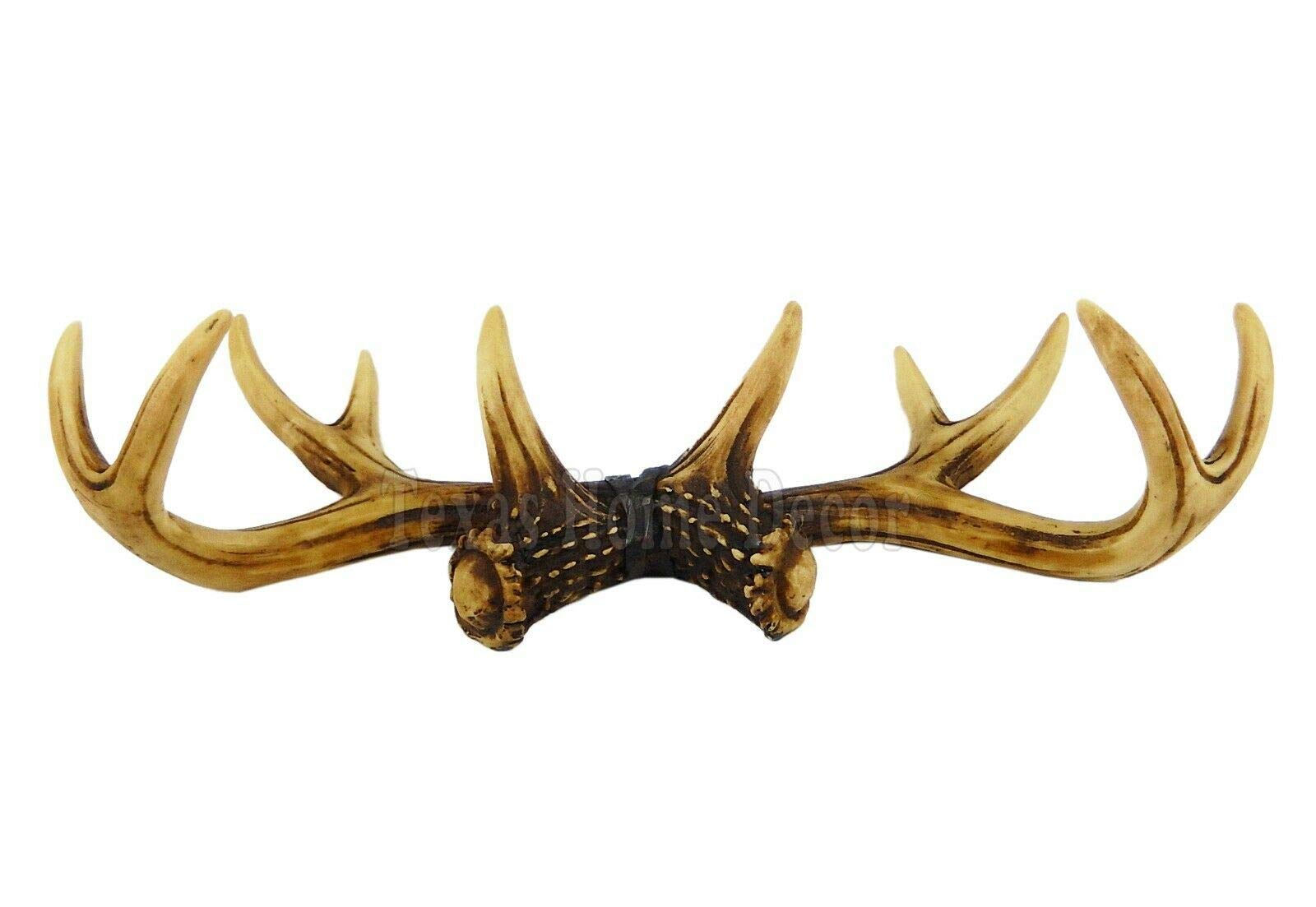 Faux Antler Wall Hook - Rustic Coat Hanger & Towel Rack for Cabin, Lodge, or Hunting Decor | Durable Wall Mounted Organizer for Hats, Jackets & Home Accessories