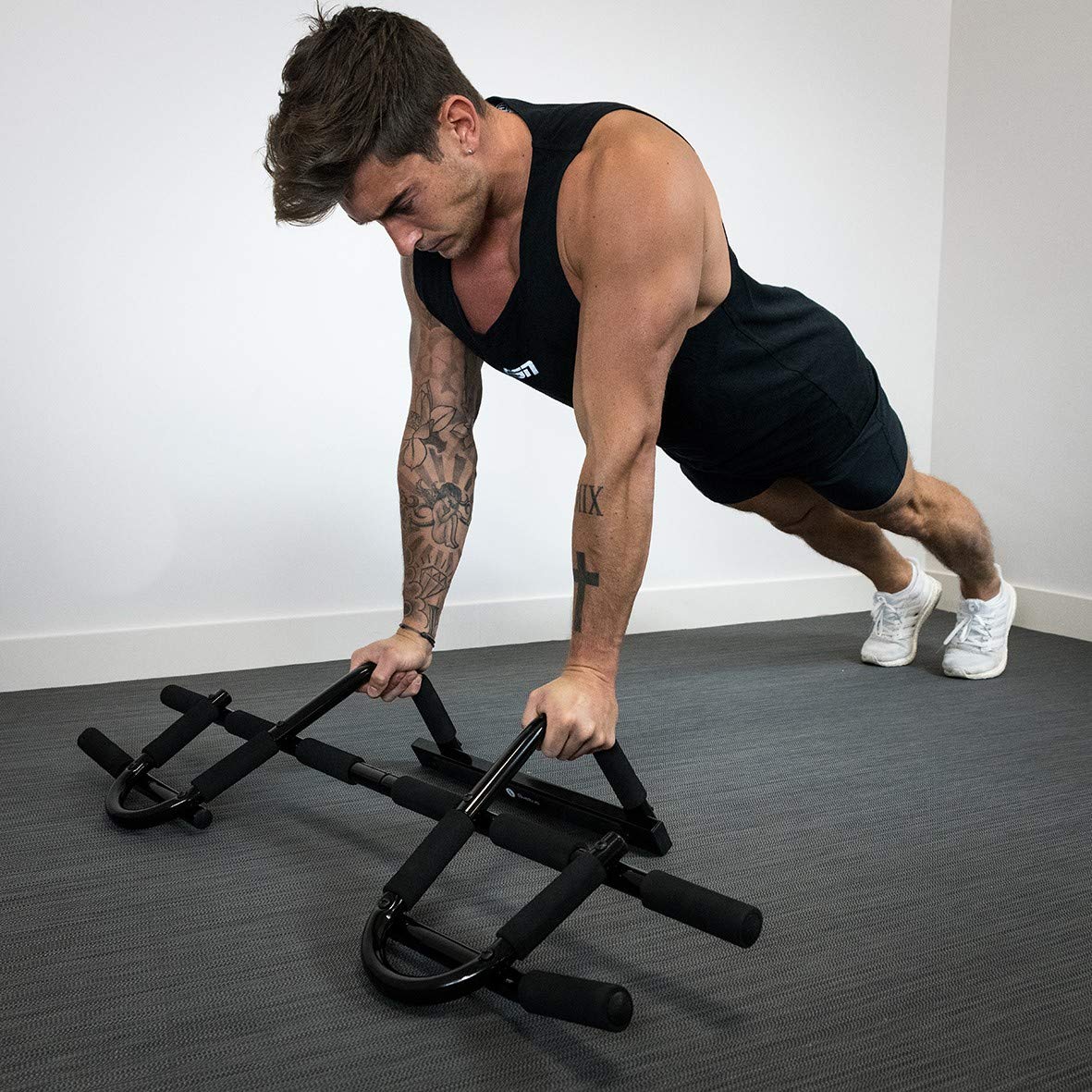 Sveltus Portable Exercise Bar - Home Gym Equipment for Strength Training & Stretching - Perfect for Yoga, Pilates, and Physical Therapy Workouts