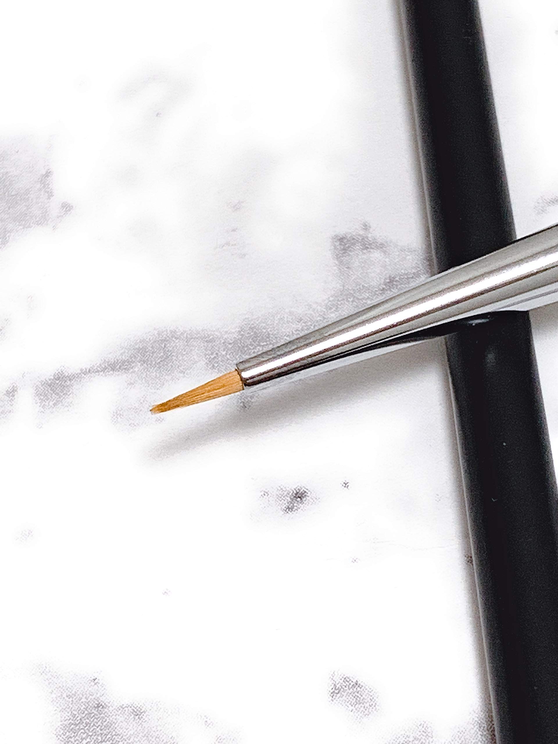 R&M 509 Fine Eyeliner Brush - Professional Makeup Brush for Winged Liner - Handcrafted Precision Eye Liner Brush for Smokey Eyes & Cat Eyes - Perfect for Daily Makeup & Special Occasions