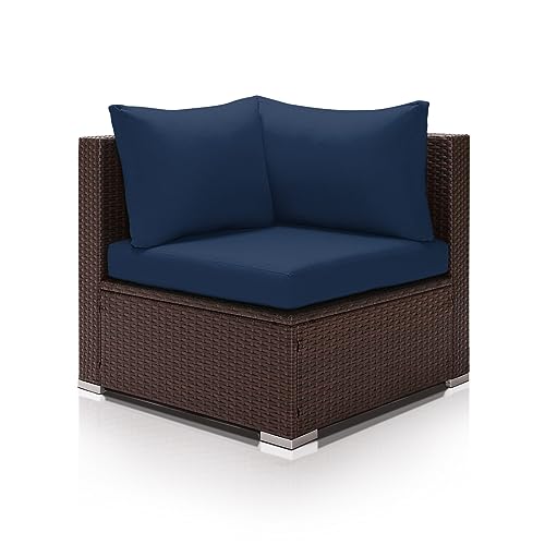Navy Blue/Brown