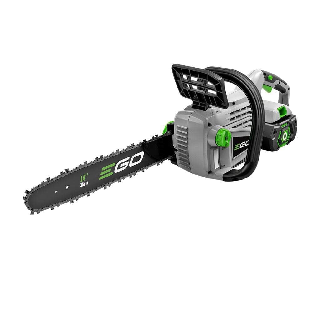 Ego Power+ 14-Inch Cordless Chainsaw Kit (Renewed) - Battery-Powered Electric Chainsaw for Tree Trimming, Firewood Cutting & Yard Maintenance