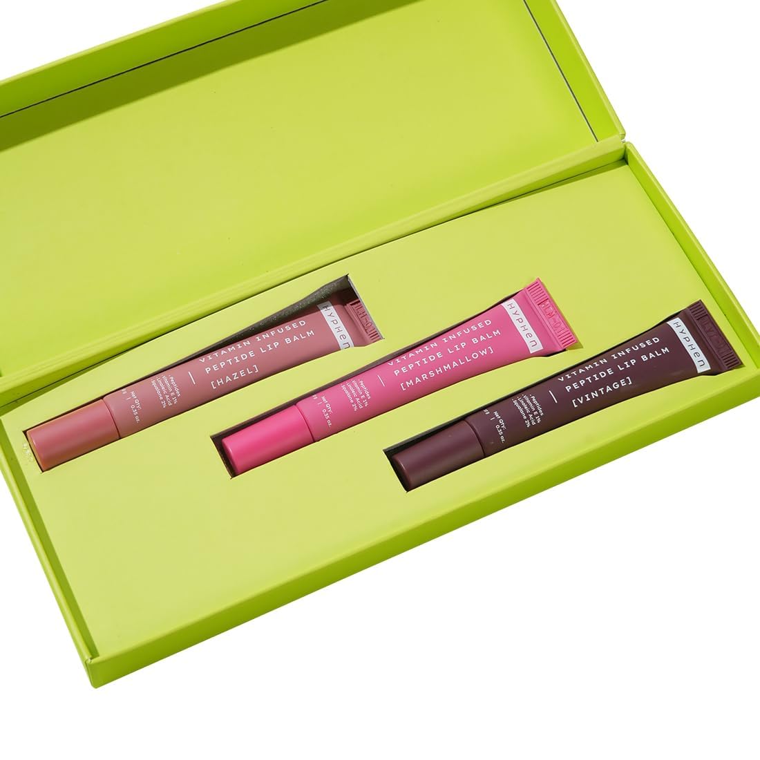 Hyphen Hydrating & Glossy Lip Balm Gift Set for Women - 3 Pack Tinted Winter Lip Care Kit (10g Each) | Perfect for Daily Moisturizing, Gifting & Cold Weather Protection