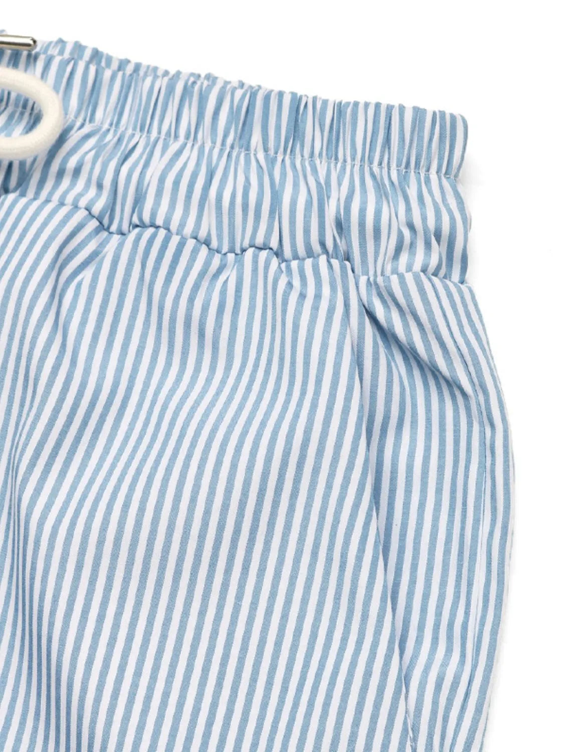 Stylish Striped Drawstring Wide Leg Cargo Pants for Women - Comfortable & Trendy Casual Wear for Outdoor Activities, Travel and Street Fashion
