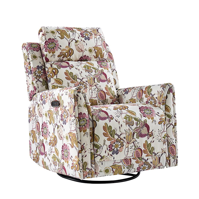 Alois Swivel Rocker Recliner Chair with Adjustable Headrest - Comfortable Living Room Furniture for Relaxing, Reading & Watching TV