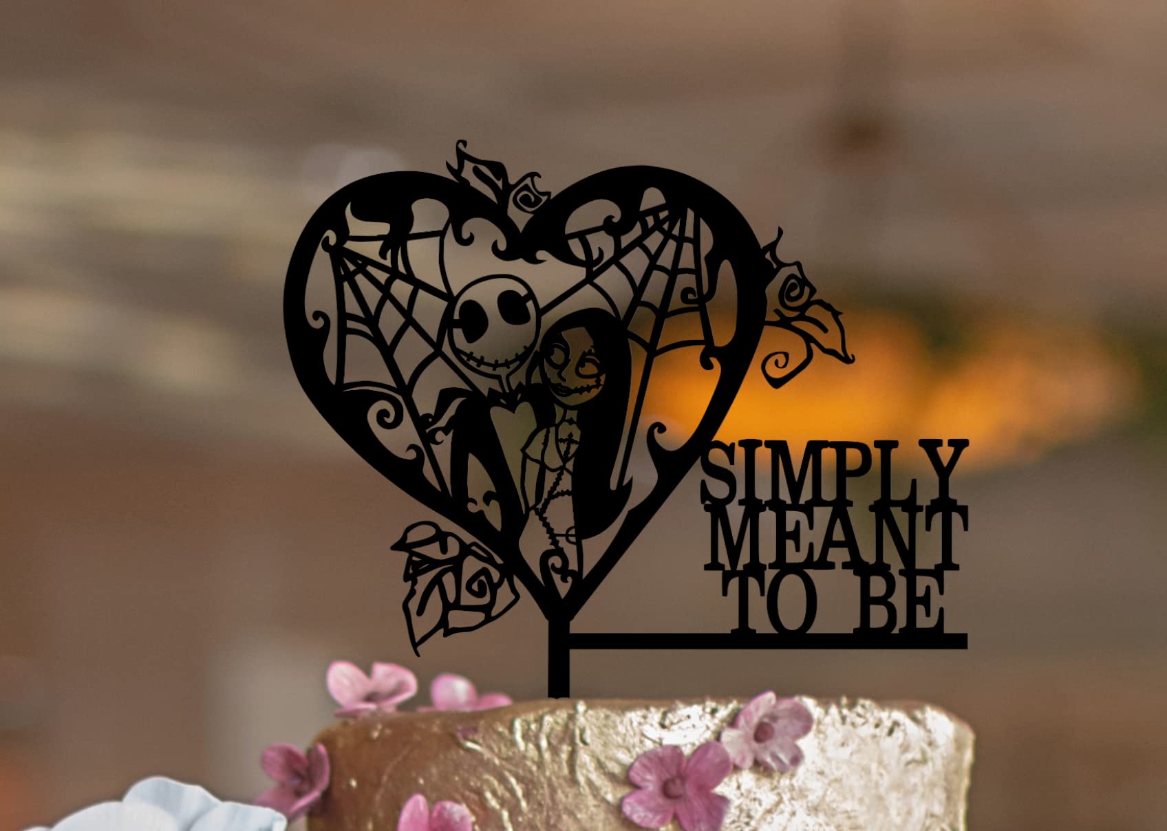 Custom Wedding Cake Topper - Halloween, Christmas & Skeleton Themed Spooky Cake Decorations for Weddings, Parties & Special Events