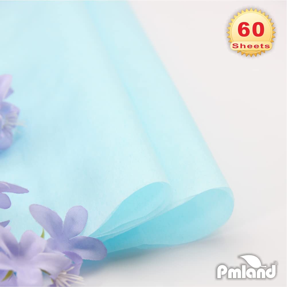 Premium Light Blue Gift Wrapping Tissue Paper - 20