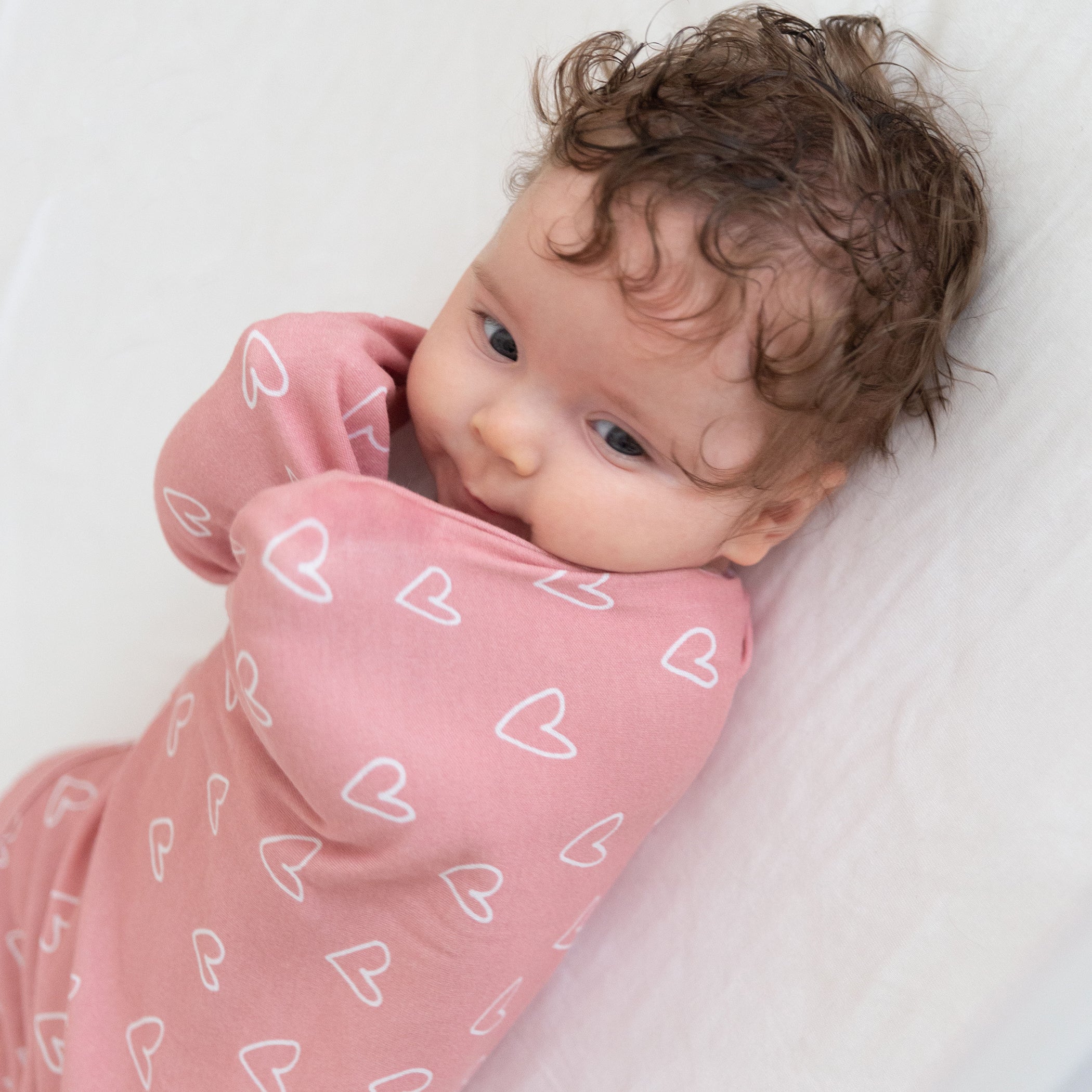 Nordic Style 2-Pack Jersey Wrap in Dusty Berry & Rose - Soft & Cozy for Home, Office, and Travel