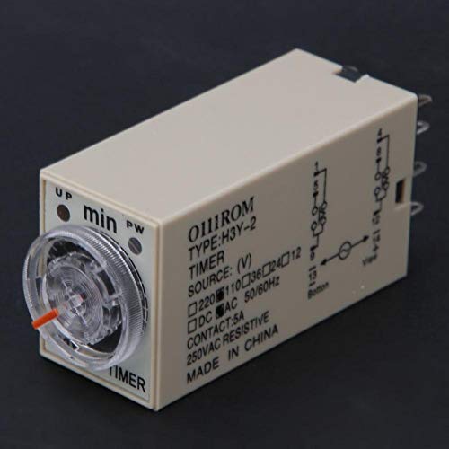 High Precision Relay Timer 110VAC - Industrial Control & Home Automation for Appliances, HVAC, and Electrical Systems | Perfect for Smart Homes, Factories, and DIY Projects