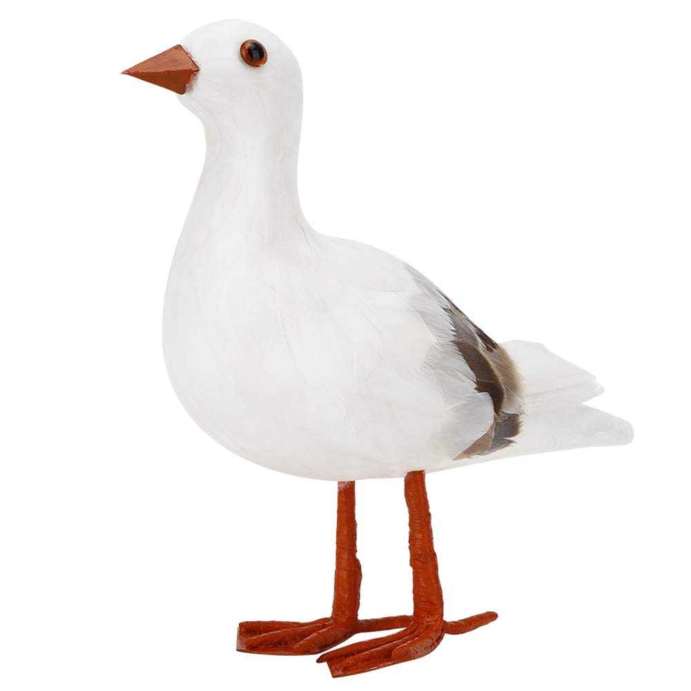 Tomotato Realistic Seagull Statue - Lifelike Garden Bird Decor for Outdoor & Indoor Use - Perfect for Yard, Patio, Desktop, and Home Décor | Durable Weather-Resistant Decorative Bird Figure for Gardening, Landscaping, and Office Decoration