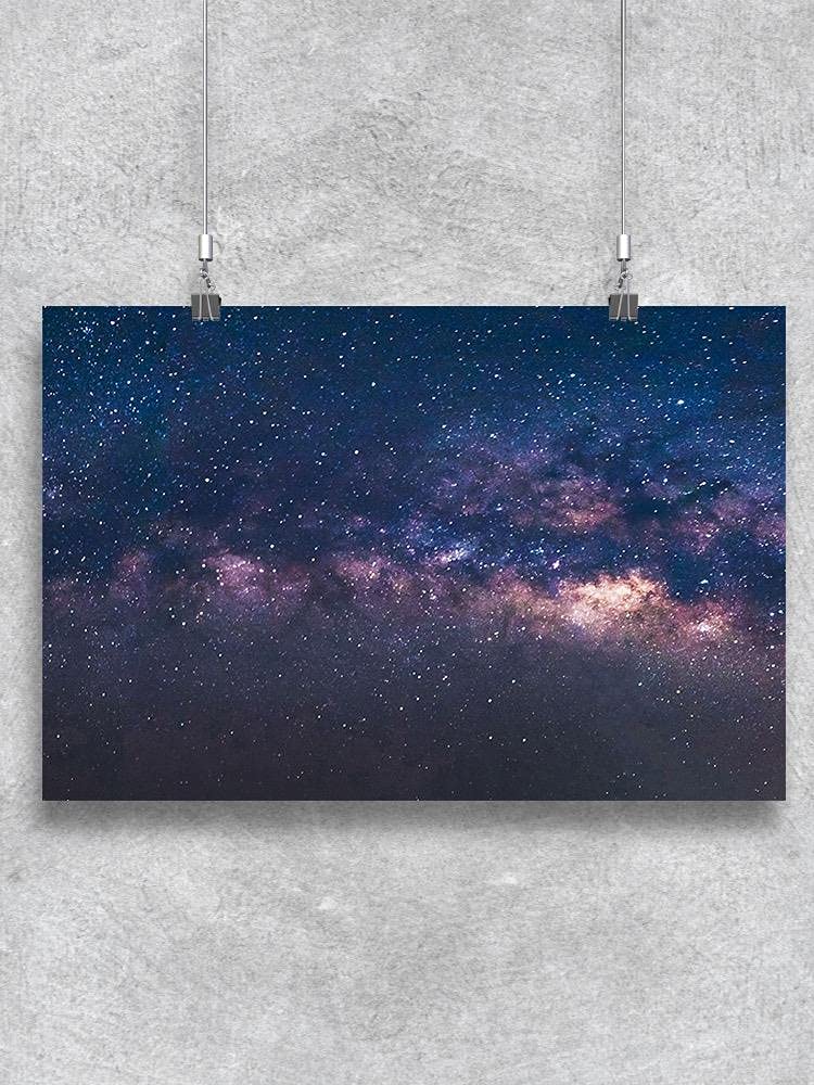 Stunning Milky Way Galaxy Panorama Poster - High-Quality Space Wall Art for Home, Office & Classroom Decor - Perfect for Astronomy Enthusiasts & Stargazing Lovers