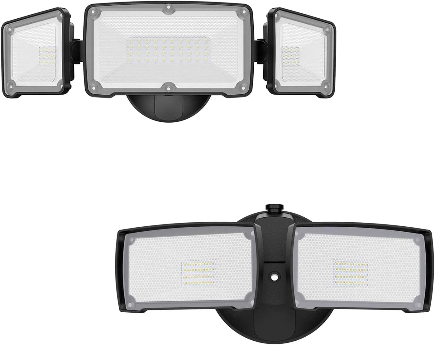 LEPOWER 3500LM & 3000LM LED Flood Lights - Outdoor Security Lighting for Backyard, Garage, and Commercial Use - Energy Efficient On/Off Switch - Waterproof & Durable Design