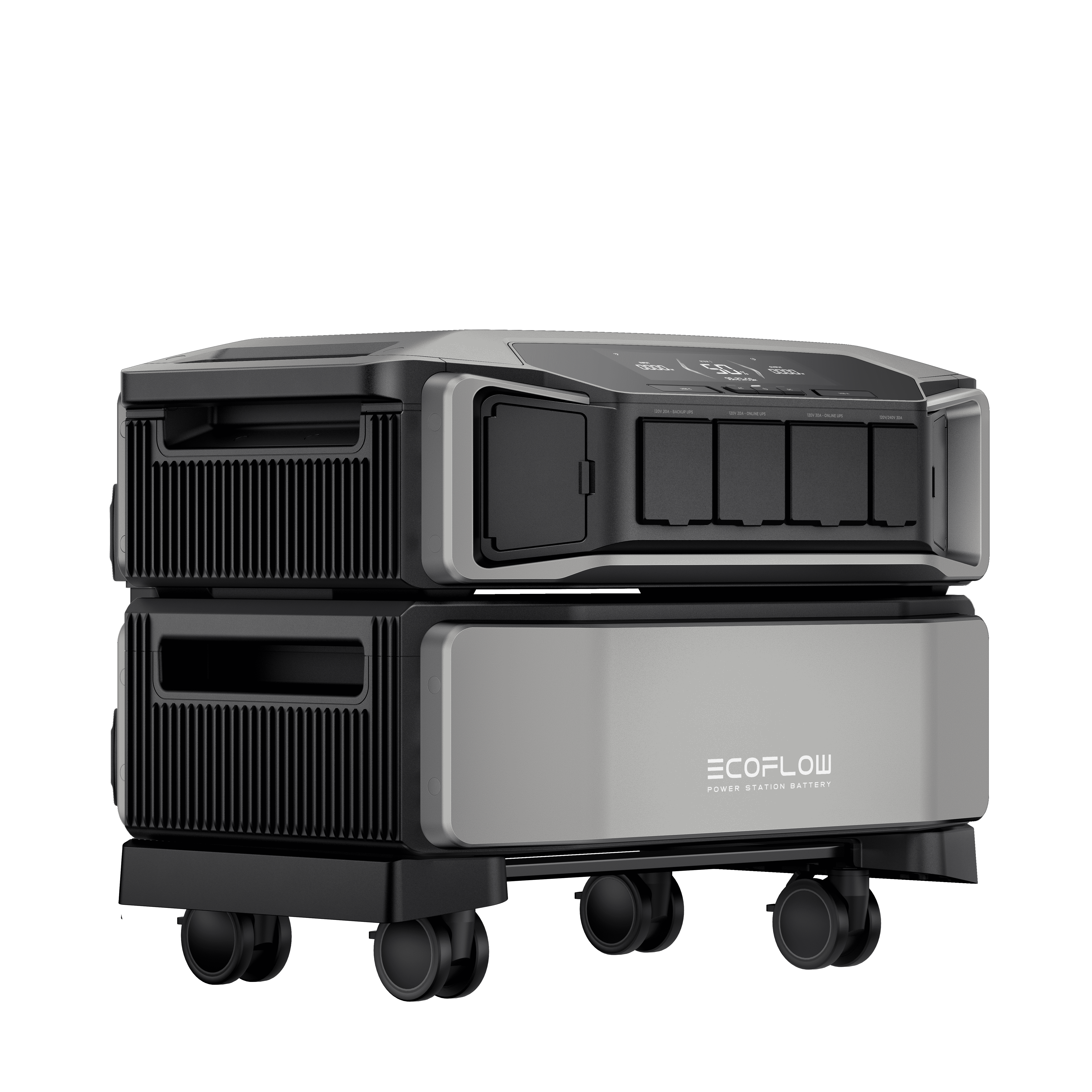 EcoFlow DELTA Pro Ultra Inverter with Double Battery Kits - Portable Solar Power Station for Home Backup, RV Camping & Outdoor Adventures