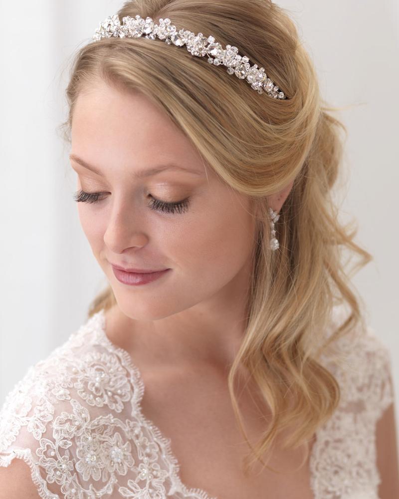 Eliza Crystal Headband for Women - Sparkling Rhinestone Hair Accessories for Weddings, Parties & Special Occasions