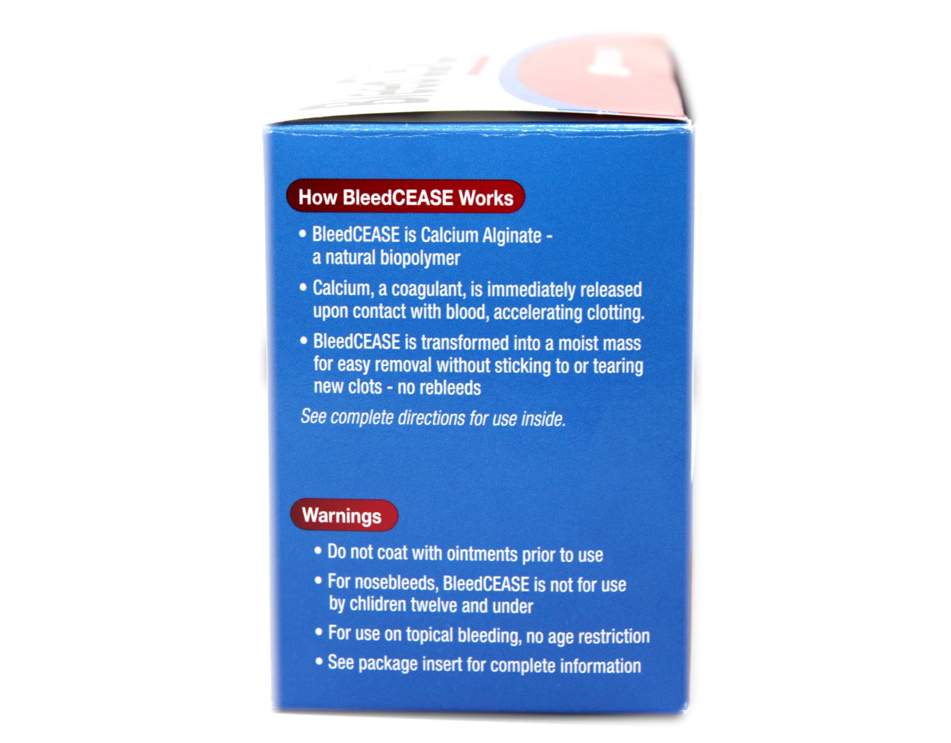 BleedCEASE Hemostatic Gauze - Box of 100 | Fast-Acting Blood Clotting for Wounds & Injuries | First Aid, Emergency, Surgery & Trauma Care