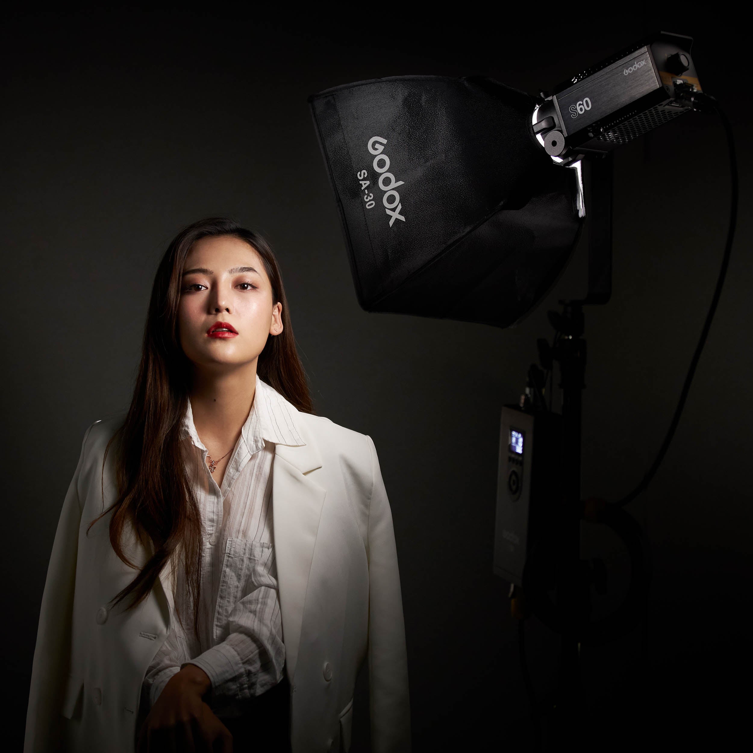 Godox S30 S60 S60Bi PiXAPRO MINI30D Softbox 30x30cm - Professional Lighting Diffuser for Focusable LED Lights - Perfect for Photography, Videography & Studio Lighting