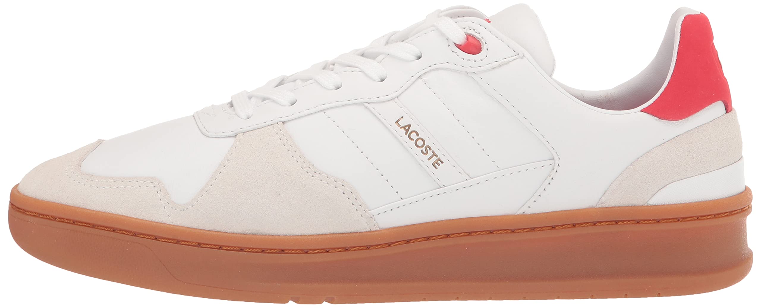 Lacoste Women's Perf-Shot Sneakers - Comfortable Casual White Tennis Shoes for Women | Perfect for Walking, Gym, and Everyday Wear