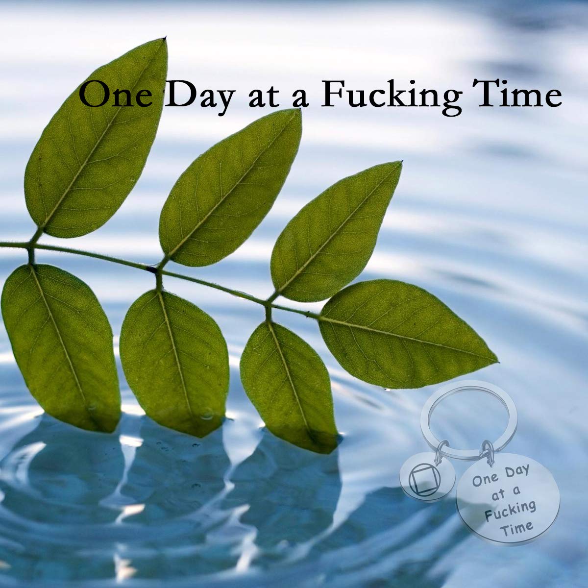 TGBJE One Day At A Time Bracelet - Motivational Sobriety Bracelet for Addiction Recovery, AA & NA Gifts - Inspirational Jewelry for Daily Encouragement & 12-Step Programs
