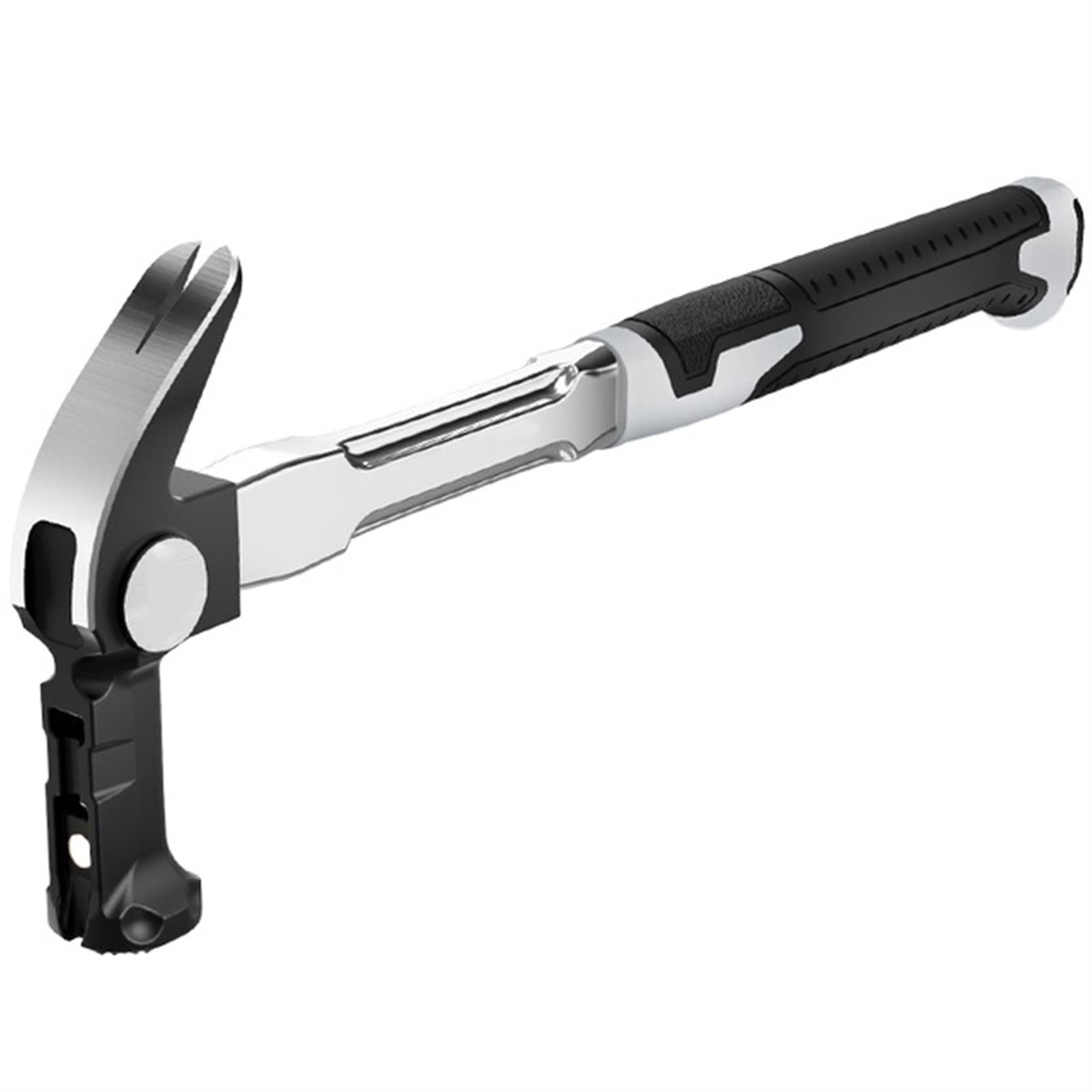 TTJJ Non-Slip Handle Magnetic Claw Hammer - Automatic Nail Suction, Shockproof Steel Hammer for Woodworking & DIY Projects - Perfect for Home Renovation, Carpentry, and Construction (Size C)