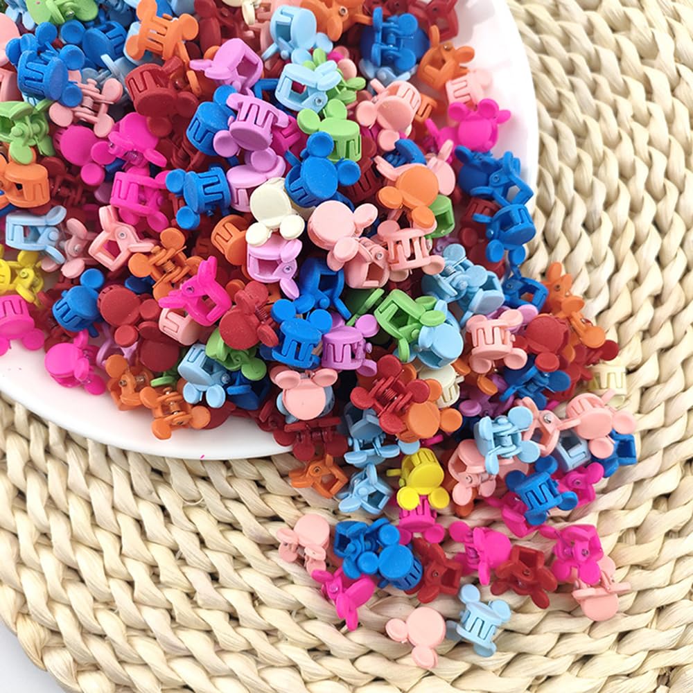 50Pcs Mini Hair Claw Clips for Baby Girls & Toddlers - Cute Hair Accessories for Kids, Teens & Children - Perfect for School, Parties & Daily Styling