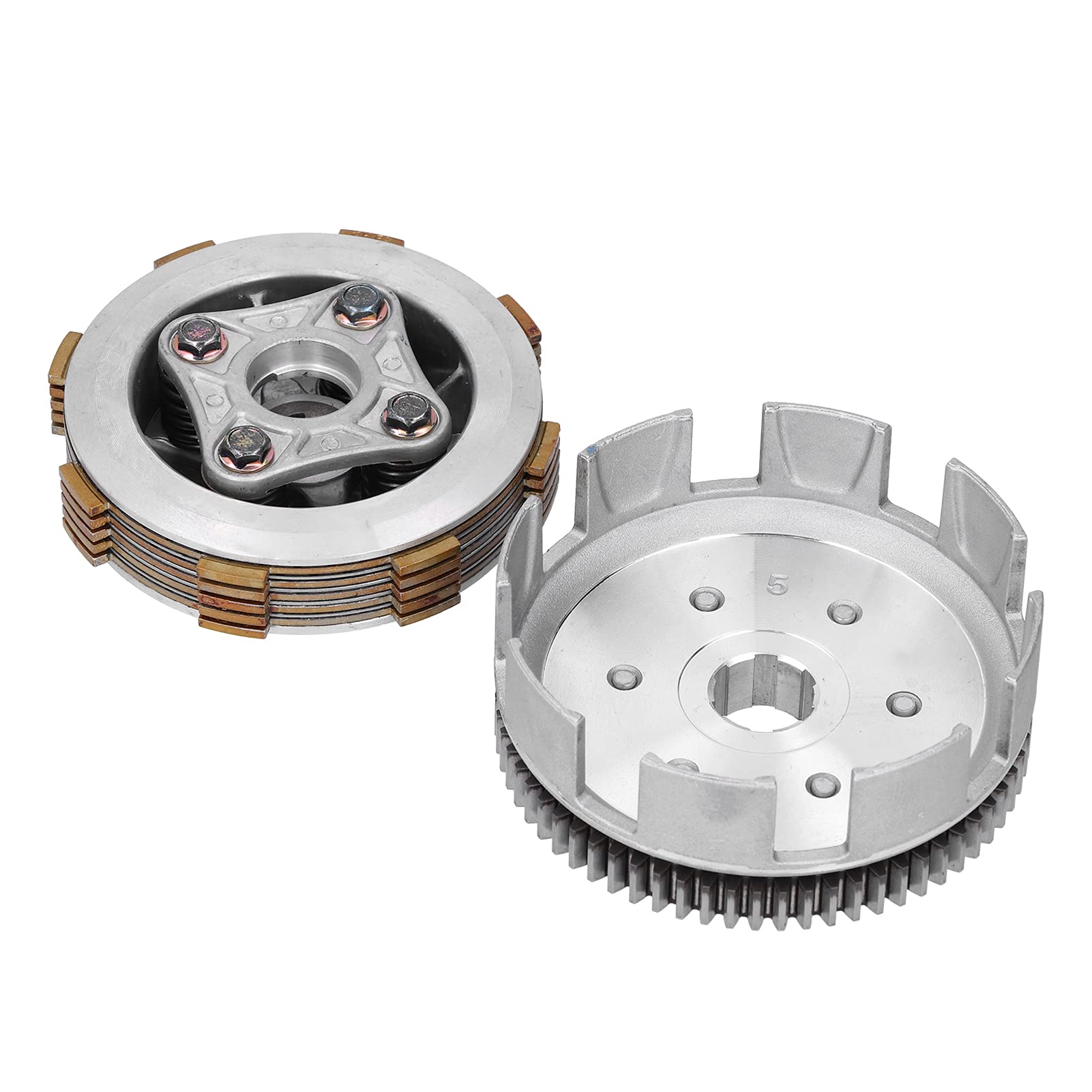 High-Performance Motorcycle Clutch Assembly - Steel Alloy Manual Clutch Kit for PIT PRO, Dirt Bike, Trail Bike & ATV - Durable Engine Upgrade for Off-Road Racing & Adventure Riding