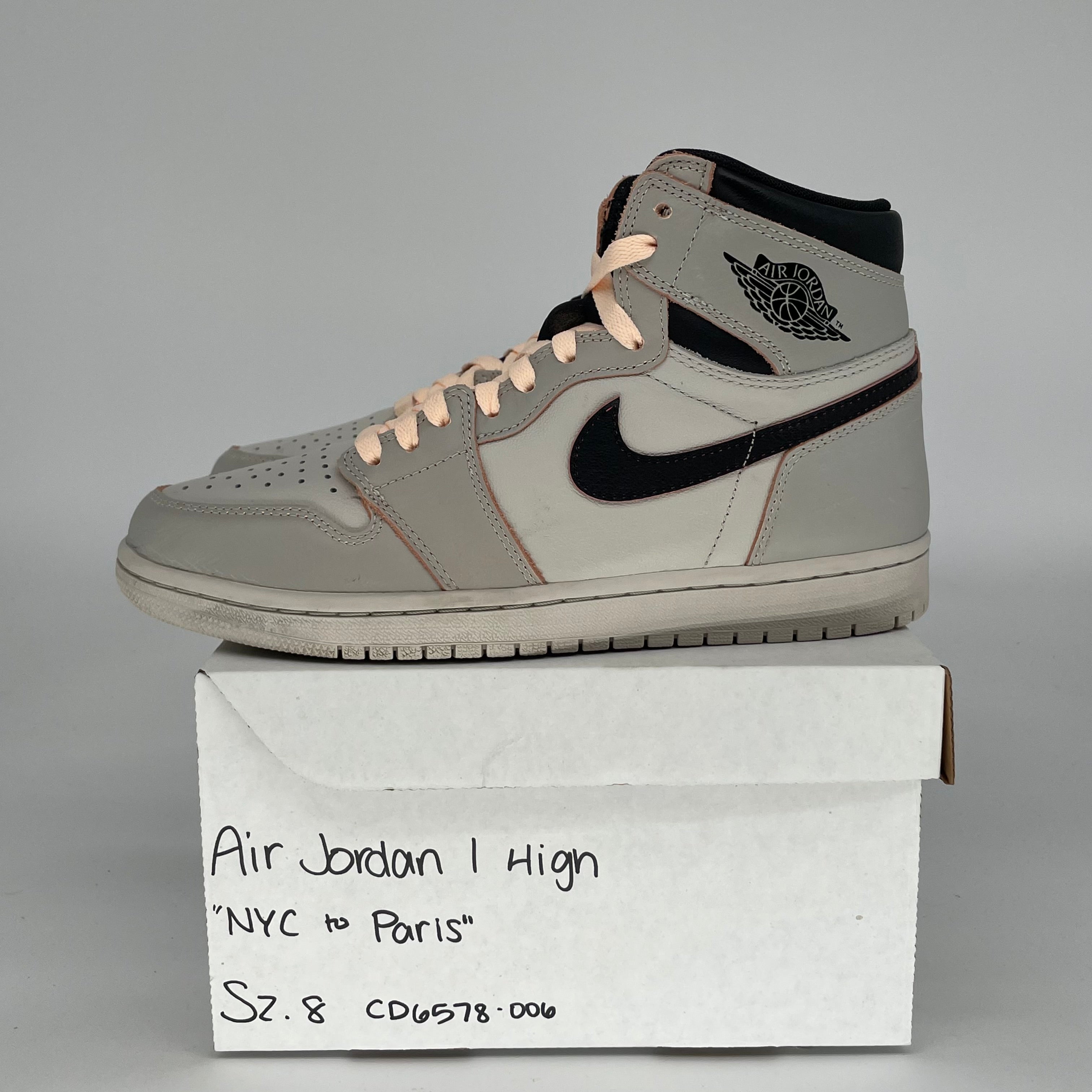 AIR JORDAN 1 SB NYC to Paris Sneakers - Men's Size 8 (CD6578-006) - Limited Edition Skateboarding Shoes for Streetwear & Urban Fashion