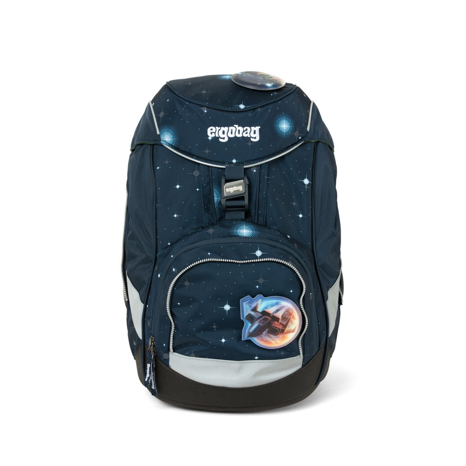 Ergobag Pack School Backpack 6-Piece Set - AtmosBear Glow Edition | Lightweight Kids Bookbag for Boys & Girls | Perfect for School, Travel & Outdoor Adventures