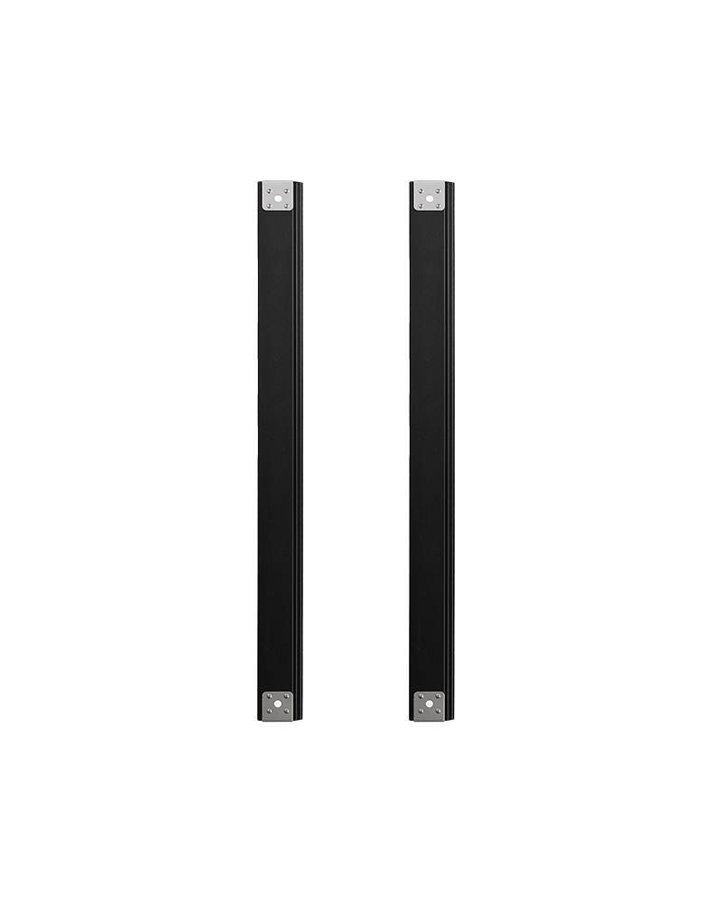Foldable IGT 4 Unit Aluminum Rails for Outdoor Camping & Picnic - Portable Table Accessory for BBQ, Party & Tailgating