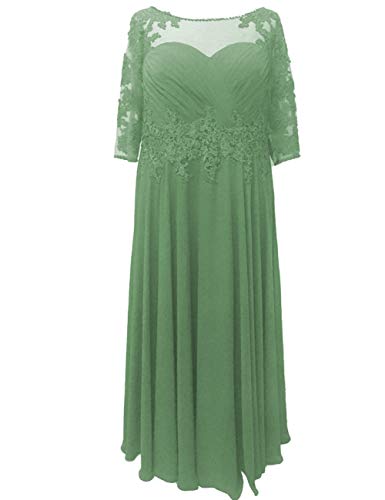 Elegant Plus Size Mother of The Bride Dresses with Sleeves - Formal Evening Gown for Wedding Guest & Special Occasions - Perfect for Weddings, Galas, and Formal Events