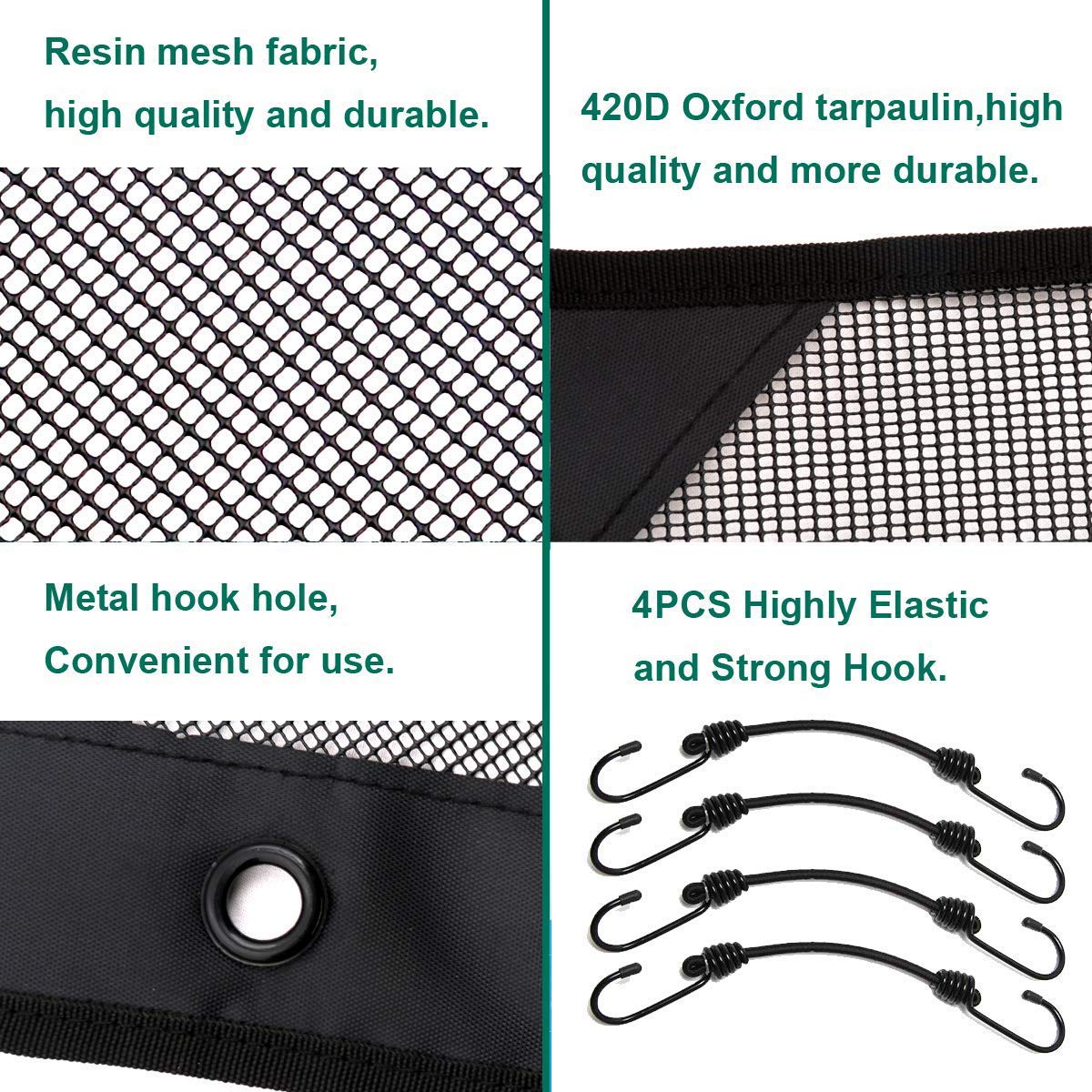 AC Cover - 36x36 Black Air Conditioner Leaf Guard for Central Units - Protects from Leaves, Cottonwood & Debris - Outdoor Use for Home & Garden